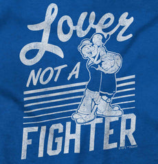 Lover Not A Fighter Romper Bodysuit-Direct To Garment Print-Brisco Baby