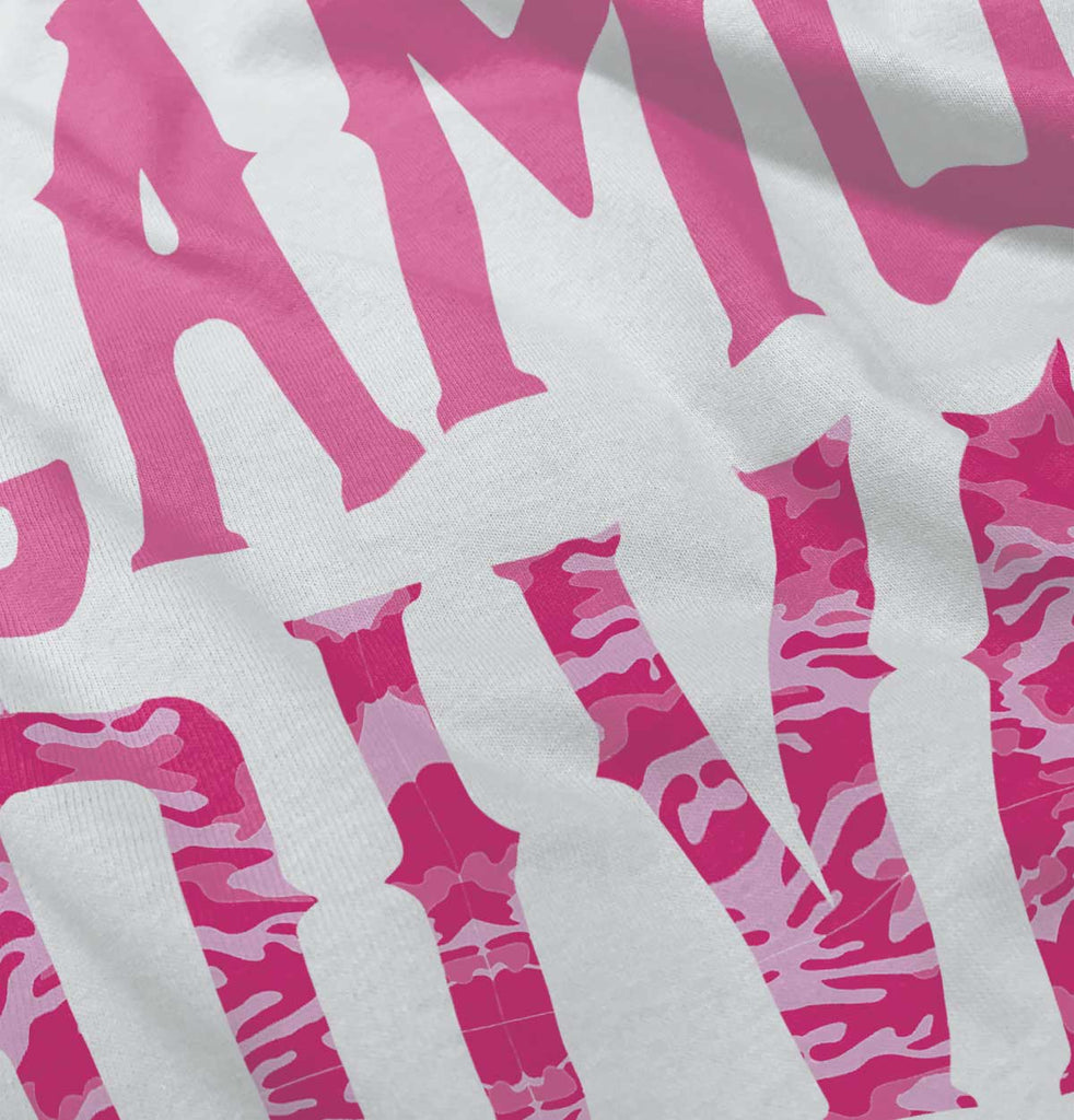 Pink Camo Diva Romper Bodysuit-Direct To Garment Print-Brisco Baby