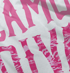 Pink Camo Diva Romper Bodysuit-Direct To Garment Print-Brisco Baby