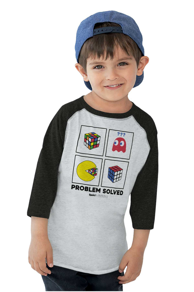 Problem Solved Toddler Baseball-Direct To Garment Print-Brisco Baby