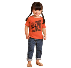 Proof Daddy Shoots Infant Toddler T Shirt-Direct To Garment Print-Brisco Baby