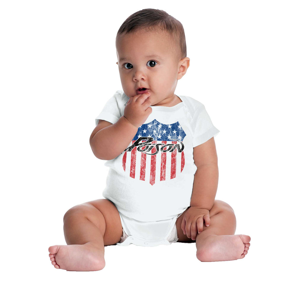 Poison USA Romper Bodysuit-Direct To Garment Print-Brisco Baby