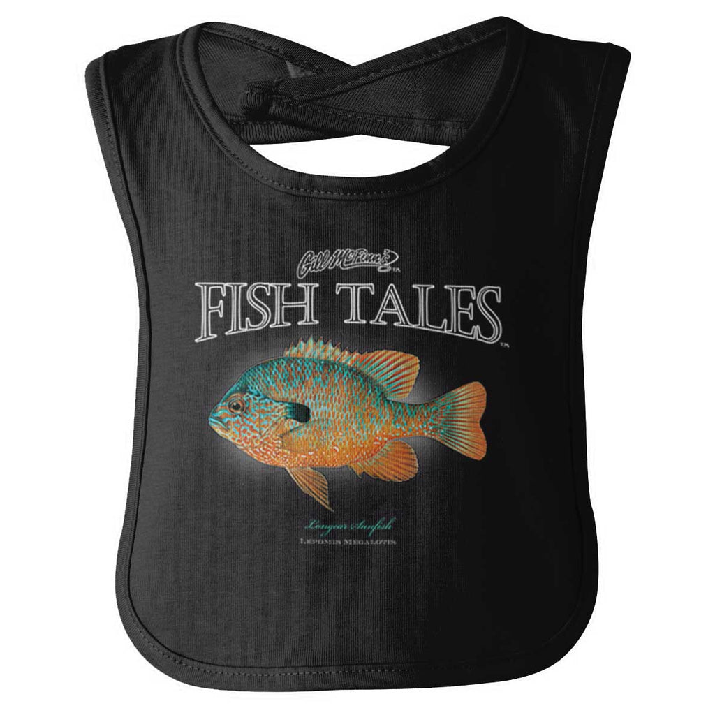Longear Sunfish Infant Baby Bib-Direct To Garment Print-Brisco Baby