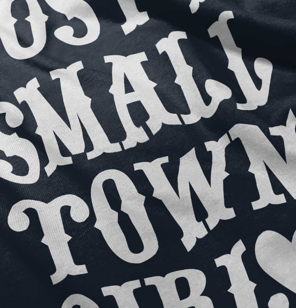 Small Town Girl Romper Bodysuit-Direct To Garment Print-Brisco Baby