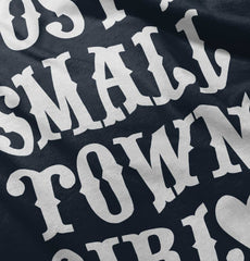 Small Town Girl Romper Bodysuit-Direct To Garment Print-Brisco Baby