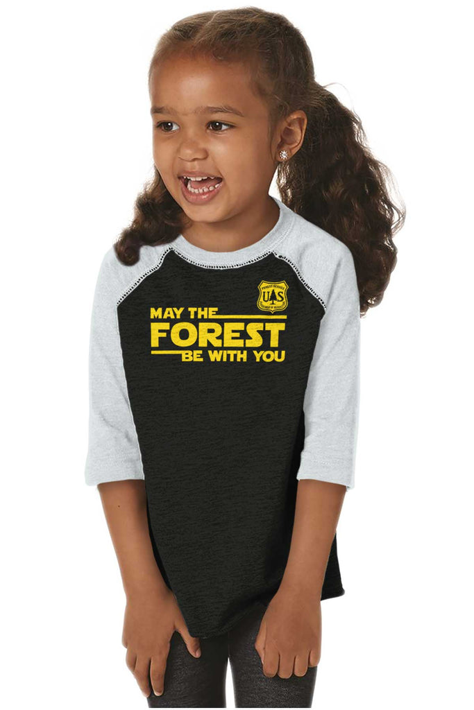 May The Forest Toddler Baseball-Direct To Garment Print-Brisco Baby