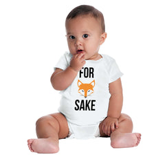 For Fox Sake Romper Bodysuit-Direct To Garment Print-Brisco Baby