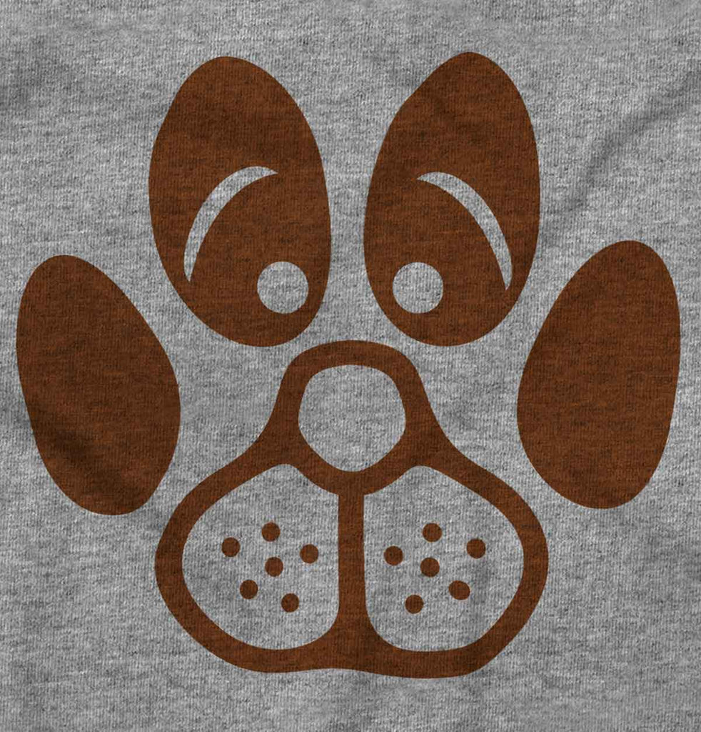 Paw Print Puppy Romper Bodysuit-Direct To Garment Print-Brisco Baby