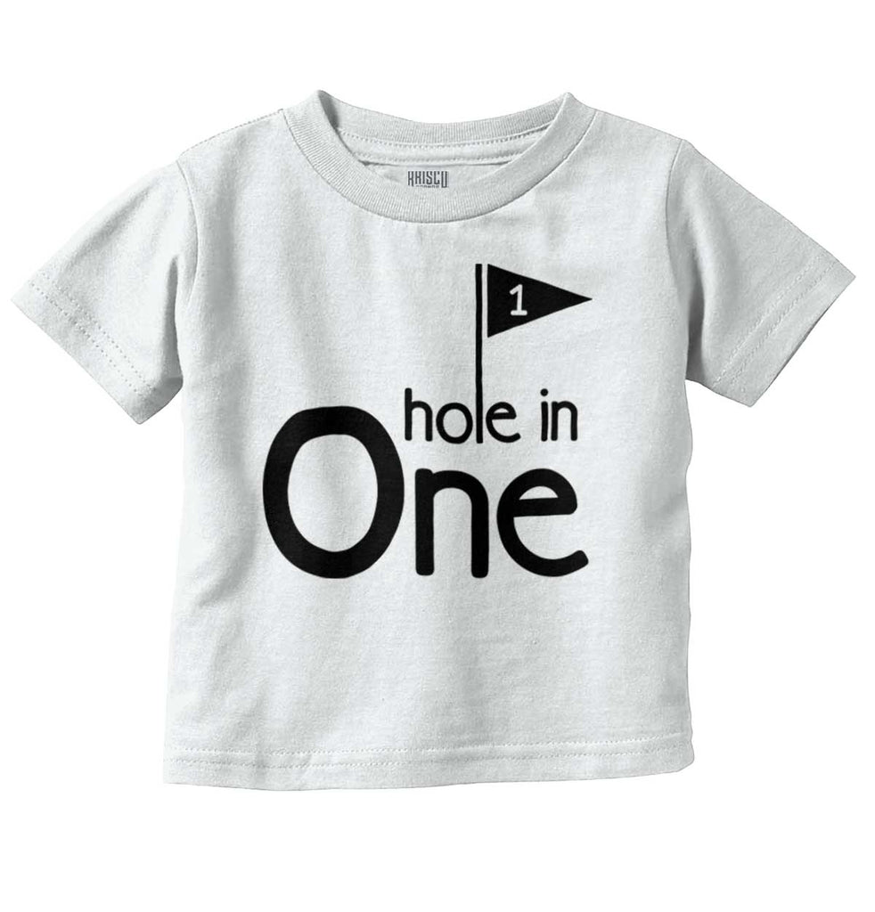 Hole In One Infant Toddler T Shirt-Direct To Garment Print-Brisco Baby