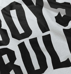 Boys Rule Infant Baby Bib-Direct To Garment Print-Brisco Baby