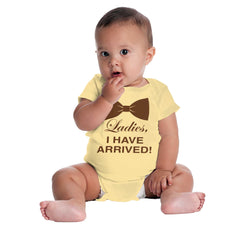 I Have Arrived Romper Bodysuit-Direct To Garment Print-Brisco Baby