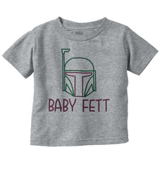 Baby Fett Infant Toddler T Shirt-Direct To Garment Print-Brisco Baby