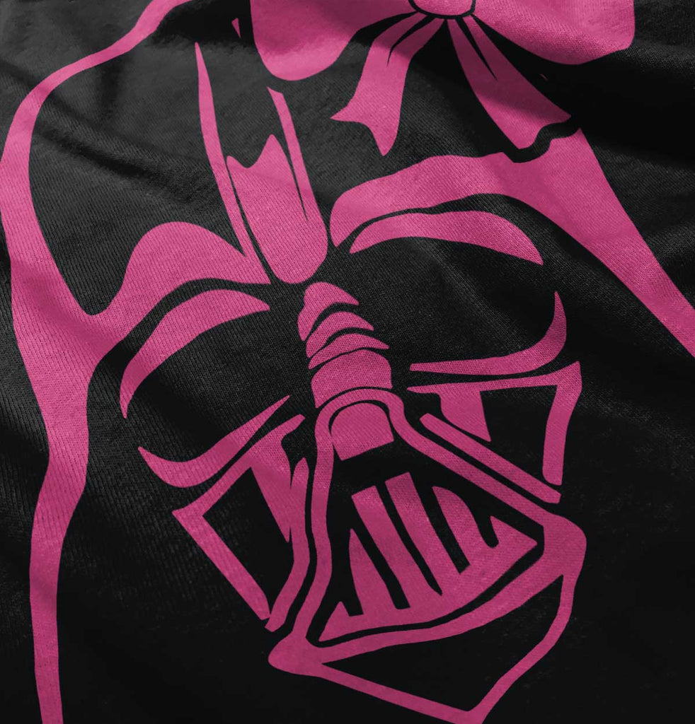 Pink Darth Vader Romper Bodysuit-Direct To Garment Print-Brisco Baby
