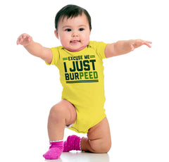 Just Burpeed Romper Bodysuit-Direct To Garment Print-Brisco Baby