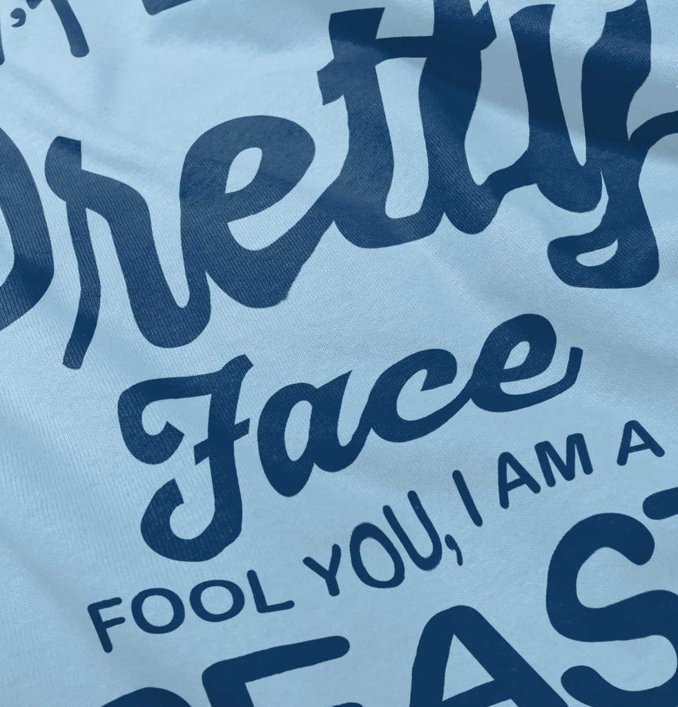 Pretty Face Infant Toddler T Shirt-Direct To Garment Print-Brisco Baby