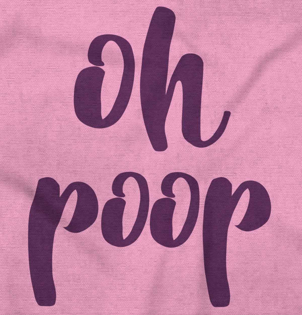 Oh Poop Romper Bodysuit-Direct To Garment Print-Brisco Baby