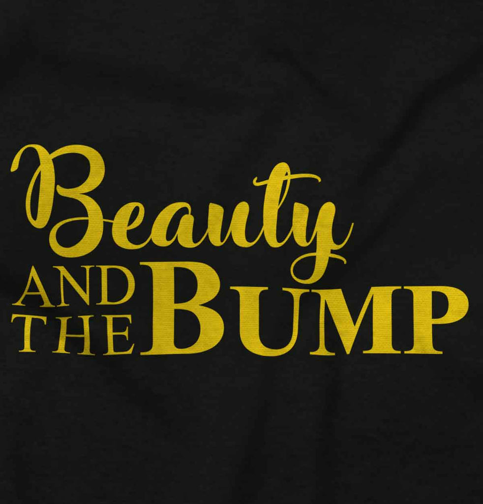 Beauty And The Bump Maternity T-Shirt-Direct To Garment Print-Brisco Baby