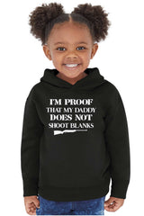 Shoot Blanks Toddler Pullover Hoodie-Direct To Garment Print-Brisco Baby