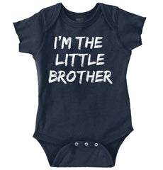 I'm The Little Brother Romper Bodysuit-Direct To Garment Print-Brisco Baby