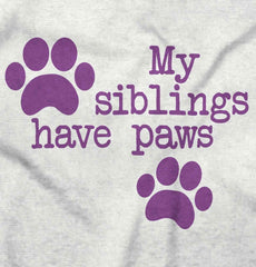 Siblings have paws Baby Striped Skirt Dress-Direct To Garment Print-Brisco Baby