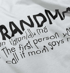 Grandma Defined Infant Toddler T Shirt-Direct To Garment Print-Brisco Baby