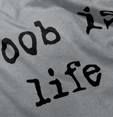 Boob Is Life Romper Bodysuit-Direct To Garment Print-Brisco Baby