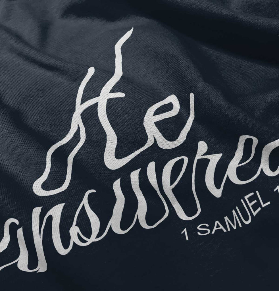 He Answered Romper Bodysuit-Direct To Garment Print-Brisco Baby