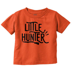 Little Hunter Gun Infant Toddler T Shirt-Direct To Garment Print-Brisco Baby