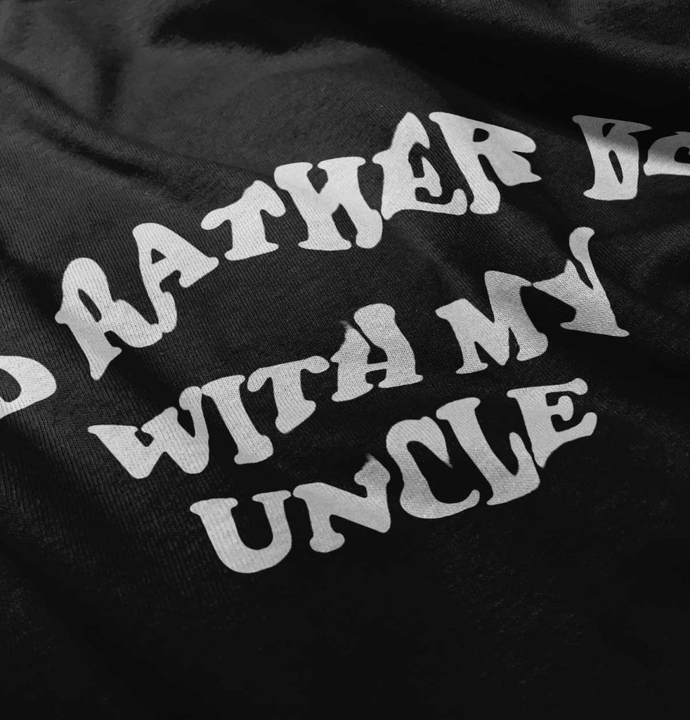 Rather Be With Uncle Romper Bodysuit-Direct To Garment Print-Brisco Baby