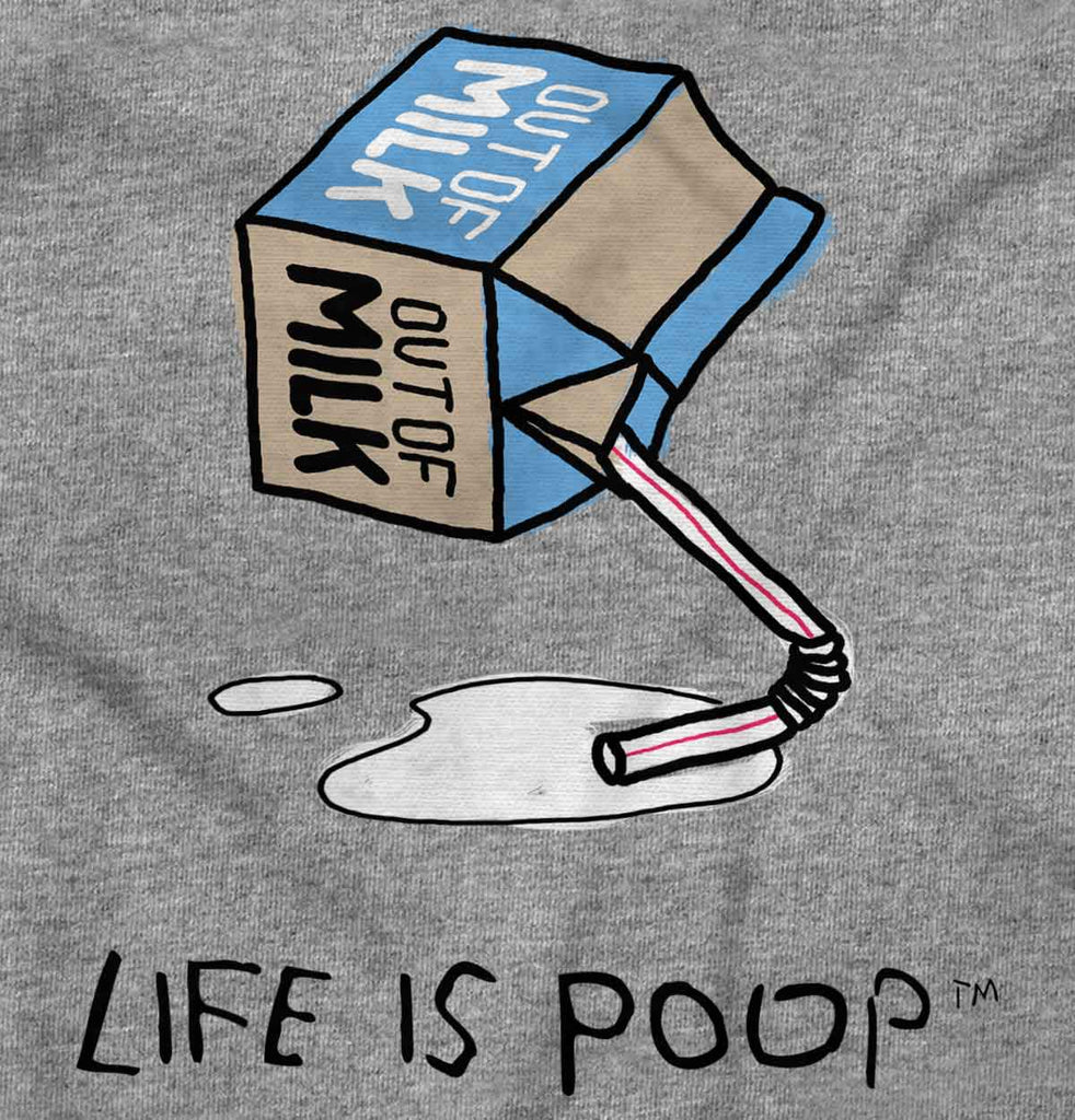 Out of Milk Infant Toddler T Shirt-Direct To Garment Print-Brisco Baby