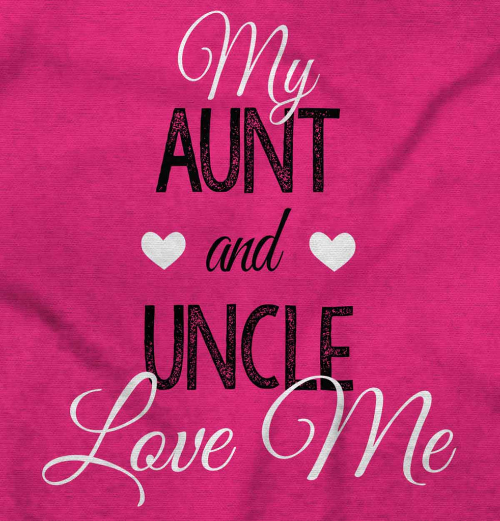 Aunt And Uncle Infant Toddler T Shirt-Direct To Garment Print-Brisco Baby