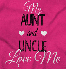 Aunt And Uncle Infant Toddler T Shirt-Direct To Garment Print-Brisco Baby