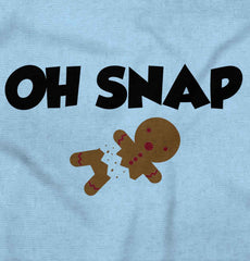 Oh Snap Gingerbread Infant Toddler T Shirt-Direct To Garment Print-Brisco Baby