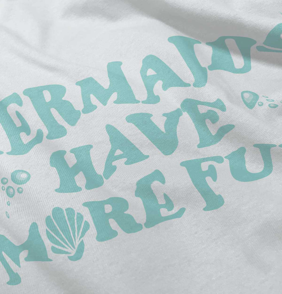 Mermaids Have More Fun Romper Bodysuit-Direct To Garment Print-Brisco Baby