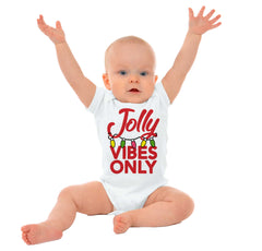 Jolly Vibes Only Romper Bodysuit-Direct To Garment Print-Brisco Baby