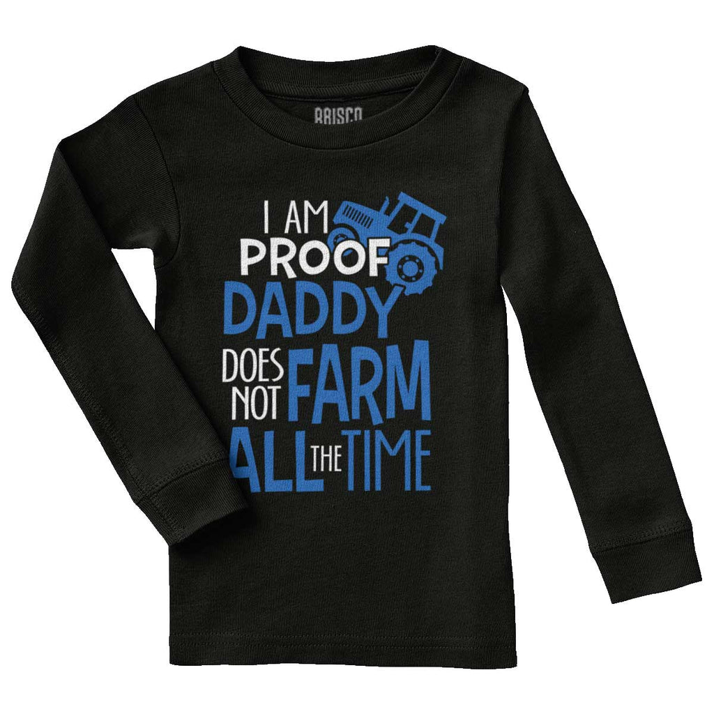 Farm All The Time Solid Baby Pajama Top-Direct To Garment Print-Brisco Baby