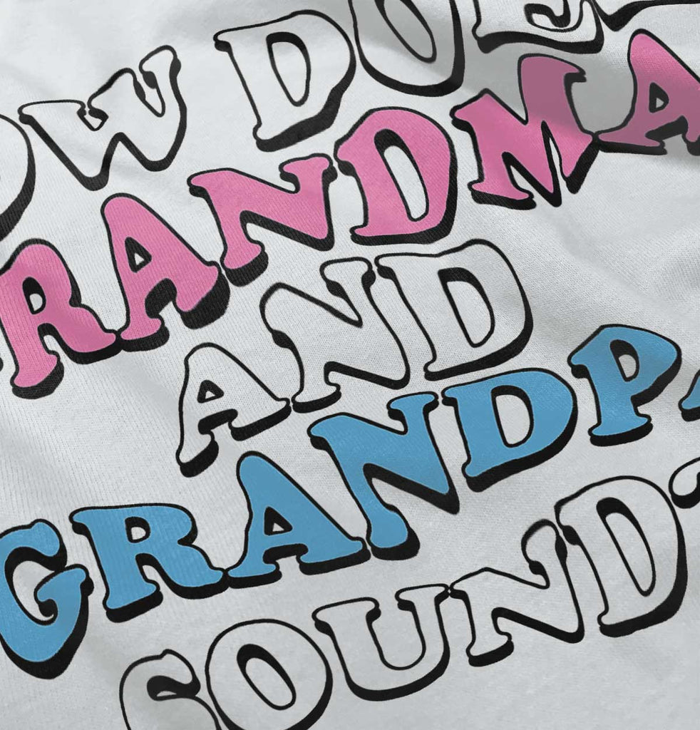 Grandma And Grandpa Sound Romper Bodysuit-Direct To Garment Print-Brisco Baby