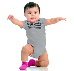 Diaper Loading Romper Bodysuit-Direct To Garment Print-Brisco Baby