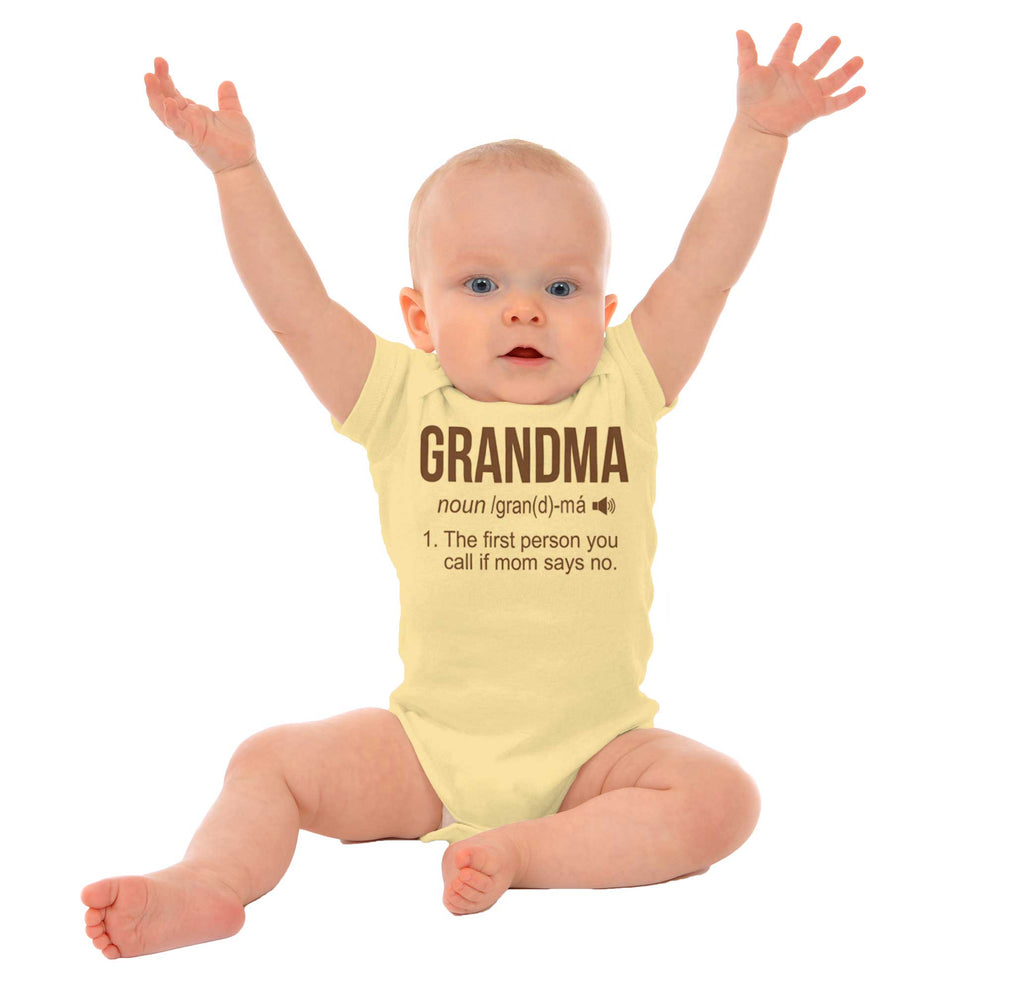 Grandma Romper Bodysuit-Direct To Garment Print-Brisco Baby