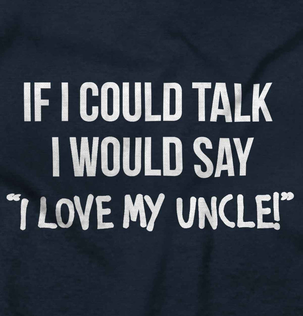 I Love My Uncle Toddler Romper Bodysuit-Direct To Garment Print-Brisco Baby