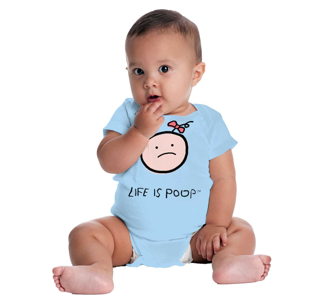 Girl Logo Romper Bodysuit-Direct To Garment Print-Brisco Baby