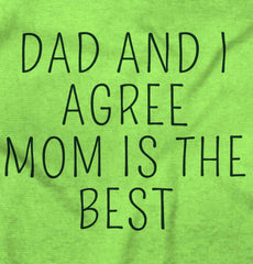 Mom Is Best Romper Bodysuit-Direct To Garment Print-Brisco Baby