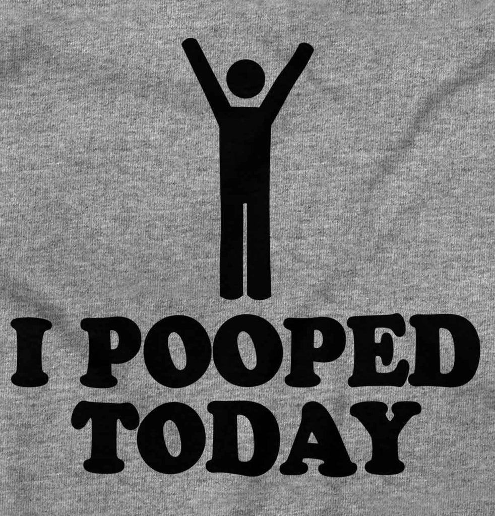 I Pooped Today Romper Bodysuit-Direct To Garment Print-Brisco Baby