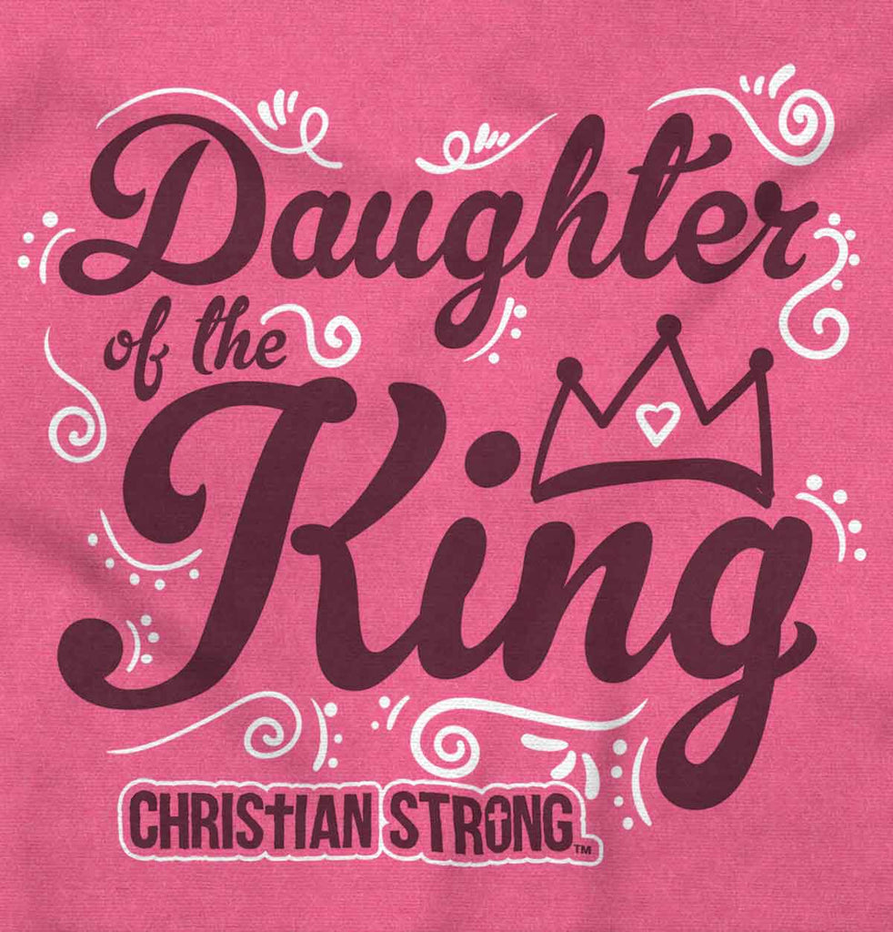 Daughter Of The King Toddler Football Jersey Tee-Direct To Garment Print-Brisco Baby