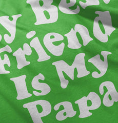 Best Friend Is Papa Romper Bodysuit-Direct To Garment Print-Brisco Baby