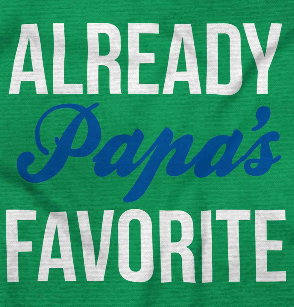 Already Papa's Favorite Romper Bodysuit-Direct To Garment Print-Brisco Baby