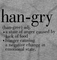 Hangry Definition Infant Toddler T Shirt-Direct To Garment Print-Brisco Baby