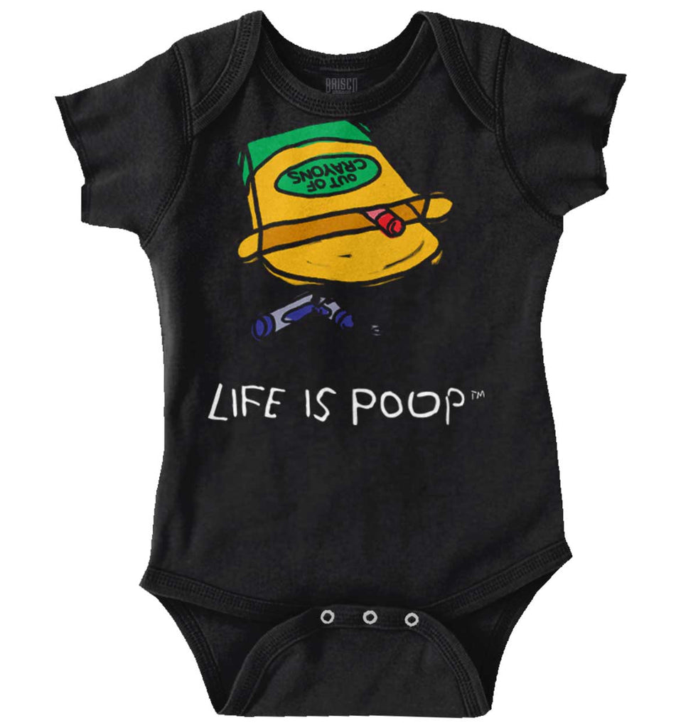 Out of Crayons Romper Bodysuit-Direct To Garment Print-Brisco Baby