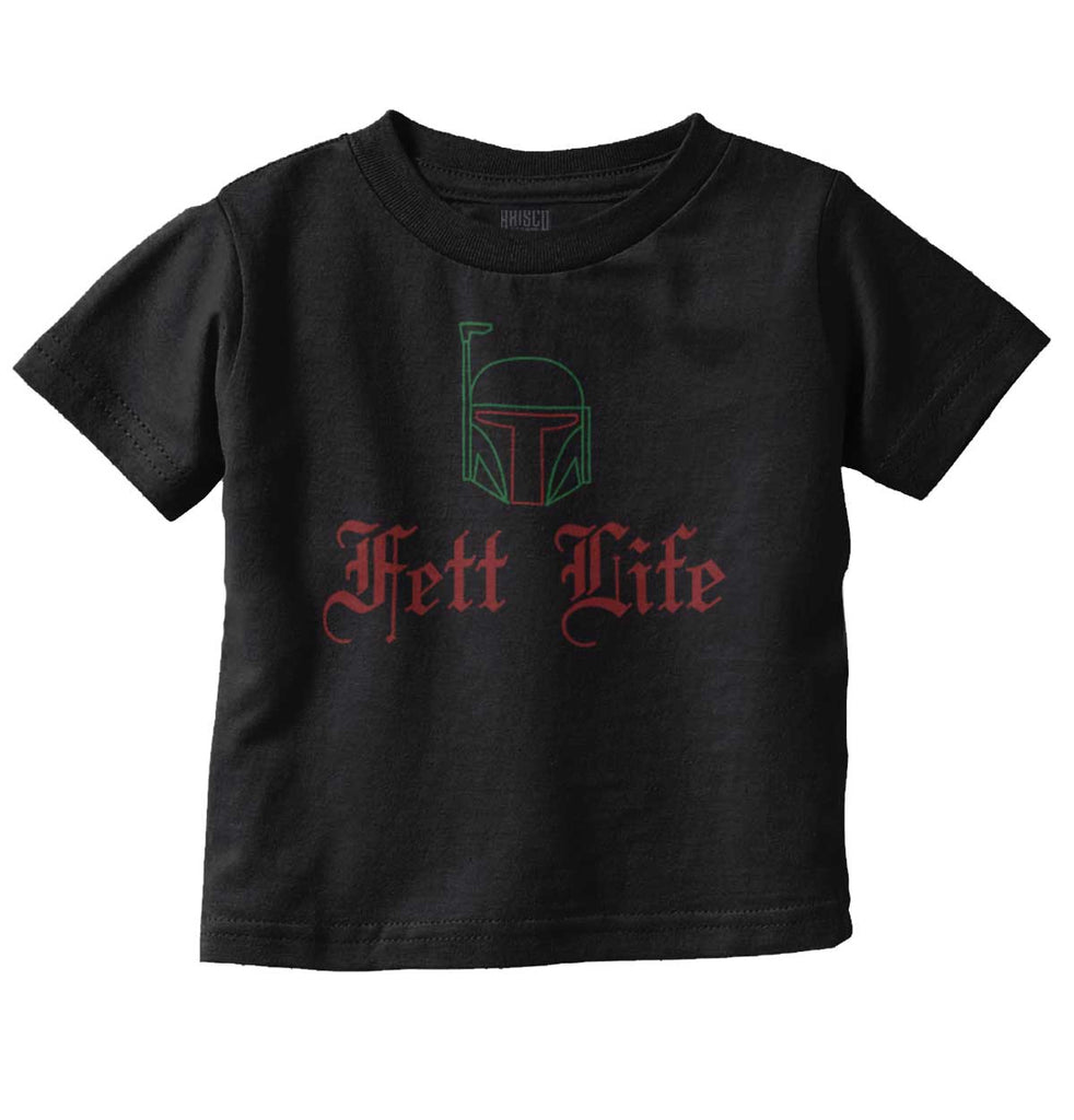 Fett Life Infant Toddler T Shirt-Direct To Garment Print-Brisco Baby