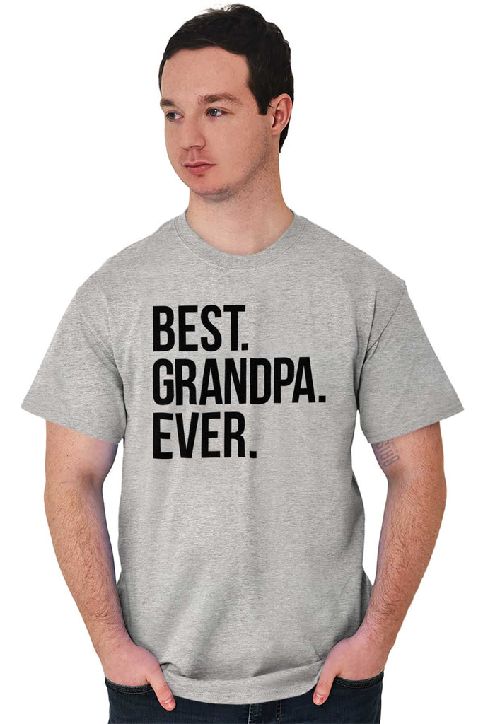 Best Grandpa Ever T Shirt-Direct To Garment Print-Brisco Baby